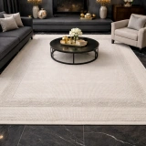 Luxess Lisbon 2001 Krem Akrilik Modern Makine Halısı