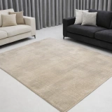 Luxess Lisbon 2004 Gri Akrilik Modern Makine Halısı