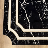 Bahariye Halı Deep 6088 X Siyah Modern Salon Halısı