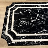 Bahariye Halı Deep 6088 X Siyah Modern Salon Halısı