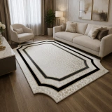 Bahariye Halı Deep 6089 X Krem Modern Salon Halısı