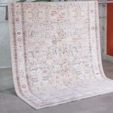 Apex Halı Ambiance 2931 Krem Geleneksel Desenli Makine Halısı