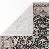 Apex Halı Ambiance 2971 Siyah Geleneksel Desenli Makine Halısı