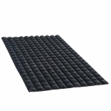 Apex Halı Diamante 7006 Antrasit Peluş Kaymaz Taban Dekoratif Halı