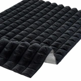 Apex Halı Diamante 7006 Antrasit Peluş Kaymaz Taban Dekoratif Halı