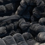 Apex Halı Diamante 7006 Antrasit Peluş Kaymaz Taban Dekoratif Halı