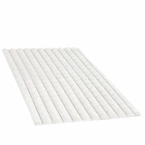 Apex Halı Diamante 7002 Krem Peluş Kaymaz Taban Dekoratif Halı