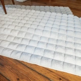 Apex Halı Diamante 7002 Krem Peluş Kaymaz Taban Dekoratif Halı