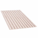 Apex Halı Diamante 7004 Pudra Peluş Kaymaz Taban Dekoratif Halı