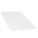 Apex Halı Diamante 7001 Beyaz Peluş Kaymaz Taban Dekoratif Halı