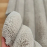 Apex Halı Linio 8053 Bej Peluş Kaymaz Taban Dekoratif Halı