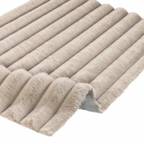 Apex Halı Linio 8053 Bej Peluş Kaymaz Taban Dekoratif Halı