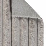 Apex Halı Linio 8055 Gri Peluş Kaymaz Taban Dekoratif Halı