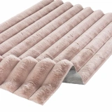 Apex Halı Linio 8054 Pudra Peluş Kaymaz Taban Dekoratif Halı