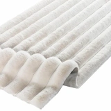 Apex Halı Linio 8052 Krem Peluş Kaymaz Taban Dekoratif Halı