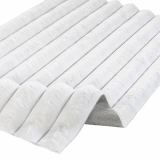 Apex Halı Linio 8051 Beyaz Peluş Kaymaz Taban Dekoratif Halı