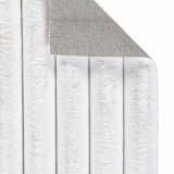 Apex Halı Linio 8051 Beyaz Peluş Kaymaz Taban Dekoratif Halı