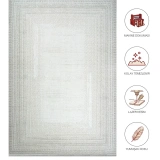 Hoom Rugs Doku 2105 Bej Modern Salon Halısı