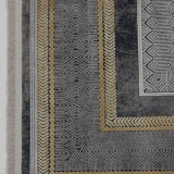 Hoom Rugs Natural 1705 Gri Sarı Klasik Salon Halısı