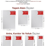 Hoom Rugs Natural 1706 Gri Klasik Salon Halısı