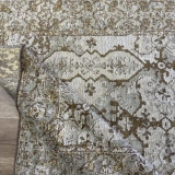 Hoom Rugs Arkaik PLZ 02 Kahve Etnik Renkli Vintage Makine Halısı