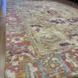 Hoom Rugs Arkaik PLZ 04 Eflatun Etnik Renkli Vintage Makine Halısı