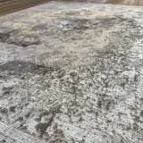 Hoom Rugs Arkaik PLZ 06 Antrasit Etnik Renkli Vintage Makine Halısı