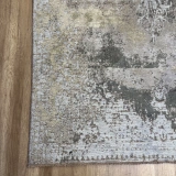 Hoom Rugs Arkaik PLZ 06 Antrasit Etnik Renkli Vintage Makine Halısı
