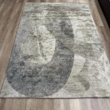 Hoom Rugs Arkaik PLZ 08 K.Antrasit Etnik Renkli Vintage Makine Halısı