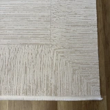 Hoom Rugs Sembol 2906 Krem Akrilik Dayanıklı Makine Halısı