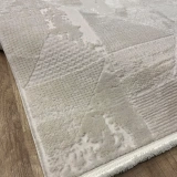 Apex Azur 6531 Krem Modern Makina Halısı