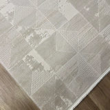 Apex Azur 6531 Krem Modern Makina Halısı