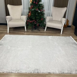 Apex Azur 6551 Gri Modern Makina Halısı