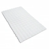 Apex Molecule Beyaz Peluş Post Halı