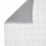 Apex Molecule Beyaz Peluş Post Halı