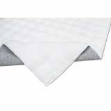 Apex Molecule Beyaz Peluş Post Halı