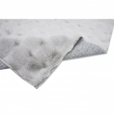 Apex Molecule Gri Peluş Post Halı