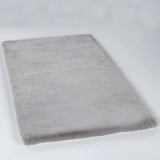 Apex Palma Gri Peluş Daire Halı