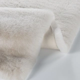 Apex Palma Krem Peluş Daire Halı