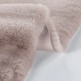 Apex Palma Pudra Peluş Daire Halı