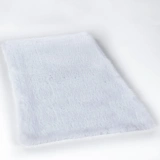 Apex Reiki Beyaz Peluş Daire Halı