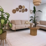 Apex Serenity 7831 Krem Modern Salon Halısı