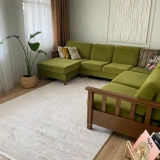 Apex Truva 6631 Krem Modern Makine Halısı