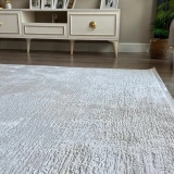 Apex Truva 6641 Krem Modern Makine Halısı
