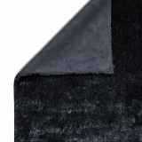 Apex Halı Vega Antrasit Peluş Dokulu Kaydırmaz Dekoratif Halı