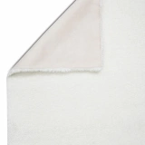 Apex Vega Beyaz Peluş Dokulu Kaydırmaz Dekoratif Halı