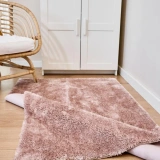 Apex Halı Vega Pudra Peluş Dokulu Kaydırmaz Dekoratif Halı