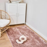 Apex Halı Vega Pudra Peluş Dokulu Kaydırmaz Dekoratif Halı