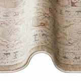 Eko Halı Babil BBL 02 Beige Eskitme Desenli Salon Halısı