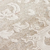 Eko Halı Babil BBL 02 Beige Eskitme Desenli Salon Halısı